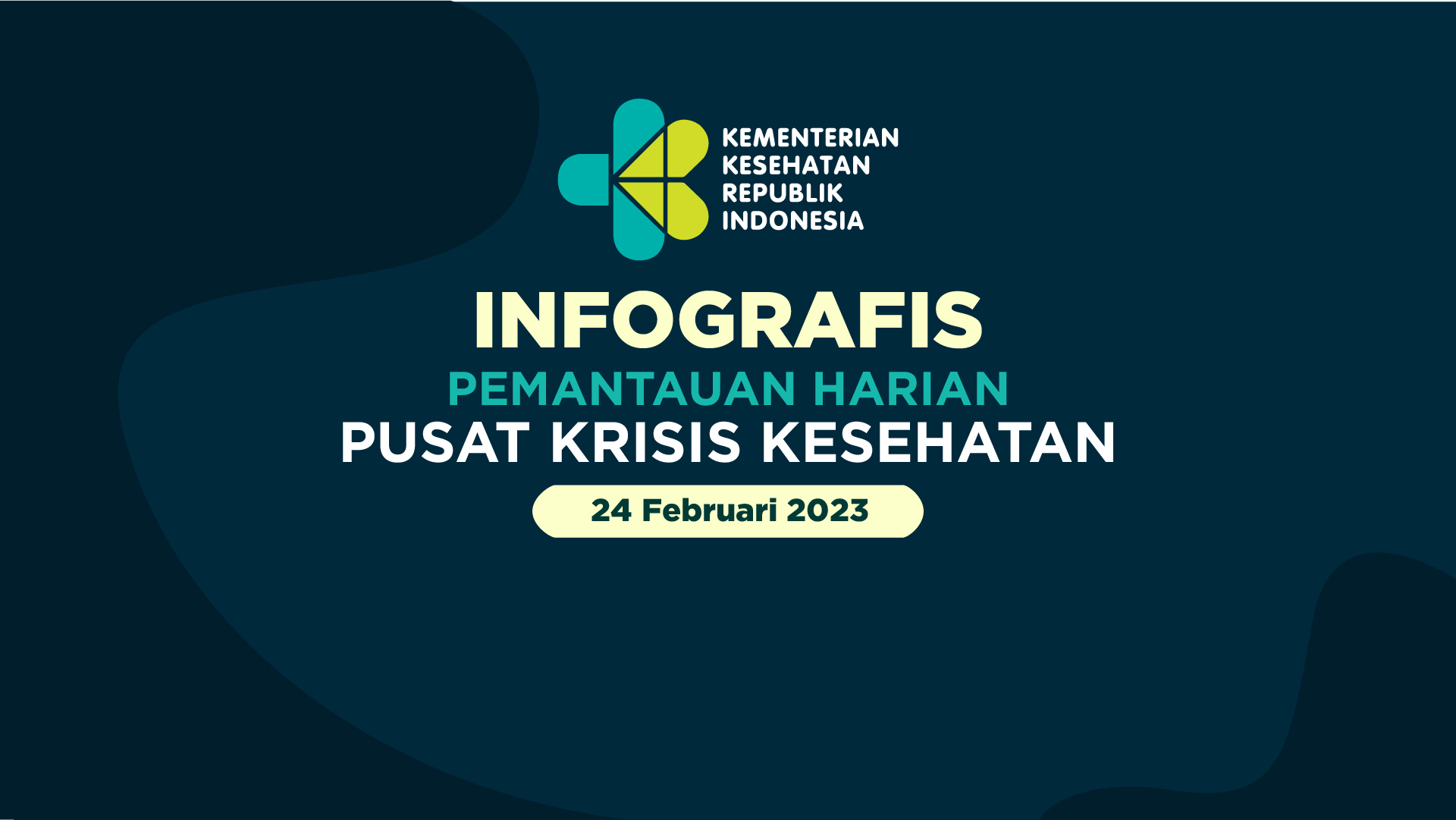 Infografis Pemantauan Harian Pusat Krisis Kesehatan 24 Februari 2023