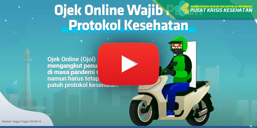 Ojek Online Wajib Patuh Protokol Kesehatan